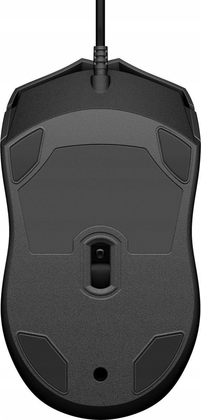 Maus HP 105, optik, me kabllo USB, i zi