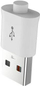 Kabllo USB Devia USB A në microUSB, 1 m, e bardhë