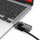Adaptues sigurie Compulocks Ledge për MacBook Air 13" M2 M3, vend për kabllo sigurie, metalik