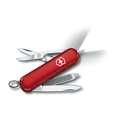 Thikë nënshkrimi Victorinox "Signature Lite", e kuqe