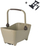 Shportë biçiklete për qen Basil Buddy, 32L, plastike, gri