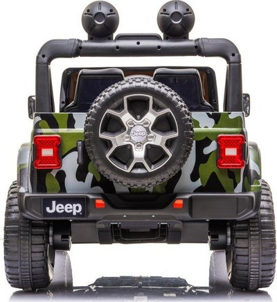 Veture elektrike për fëmijë Lean Cars Jeep Wrangler Rubicon DK-JWR555, me telekomandë, kamuflazh
