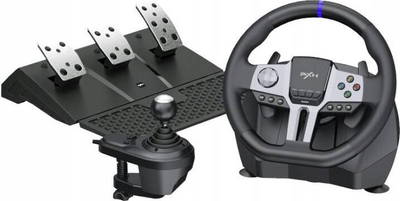 Timon gaming PXN V9 Gen2, 900°, pedale magnetike me 3 funksione, i zi