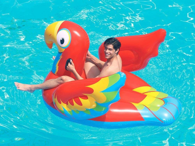 Dyshek noti Bestway Parrot 41127, 173x170 cm, vinil 0.32 mm, shumëngjyrësh