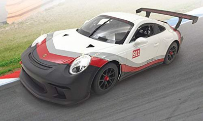 Makina me telekomandë Jamara Porsche 911 GT3 Cup, shkalla 1:14, e bardhë