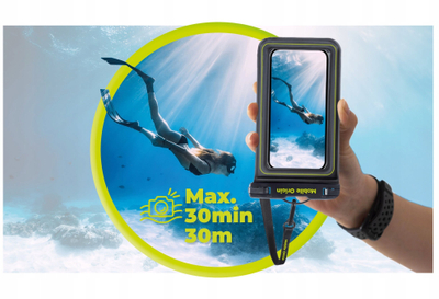 Çantë mbrojtëse waterproof Mobile Origin Floating Case, 6.8", Glitter e bardhë