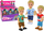Kukull çun Kiki Love, 12 cm, flokë bjonde sy blu, shumëngjyrshme