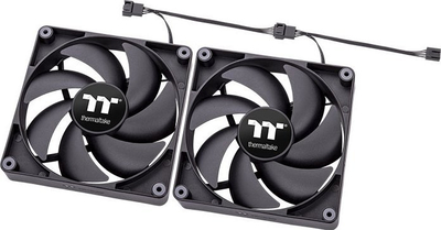 Ventilator PC Thermaltake CT120 PWM, 120mm, set 2 copë, i zi
