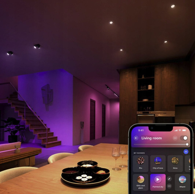 Llambë e zgjuar Philips Hue 8719514491649, LED, 16 milion ngjyra, Bluetooth