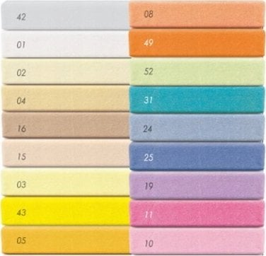 Çarçaf krevati Matex Terry Premium, me goma, 70x140 cm, shumëngjyrëshe