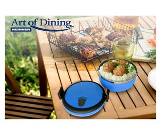 Kaserolë termike Heinner Art of Dining, 0.7L, blu