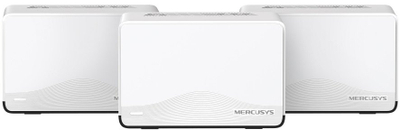 Sistem Mesh Wi-Fi TP-Link Mercusys Halo H27BE, BE3600, 3-pack, i bardhë