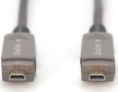 Kabllo HDMI Digitus AK-330127-100-S, 10m, UHD 4K, e zezë