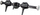 Krah aksesor Manfrotto 131DDB, për 4 koka, për kolonë 3/8", i zi