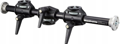 Krah aksesor Manfrotto 131DDB, për 4 koka, për kolonë 3/8", i zi