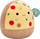 Lodër pellushi Jazwares Squishmallows Pizza, 35cm, bezhë me të verdhë