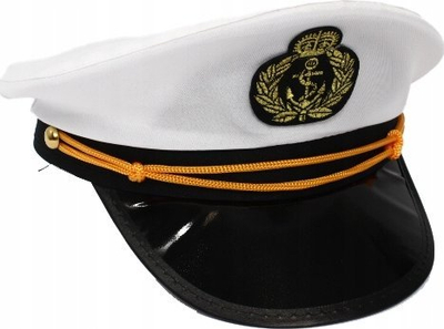 Капа морнарска Меморекс Sailor Cap 3709C, бела