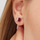 Vath për femra Brosway Fancy Passion Ruby FPR07, 0.8 cm, i argjendtë/i kuq