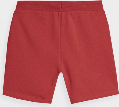 Shorce sportive për fëmijë 4F 4FJSS23TSHOM048, Regular Fit, me kordon në bel, të kuqe