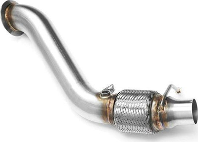 Downpipe RM Motors BMW F20 F21 F30 F31 N13, inox, 76mm, argjendt