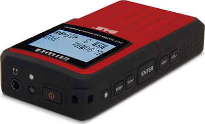 Radio portative Aiwa DAB+, FM, me ekran LED, e kuqe