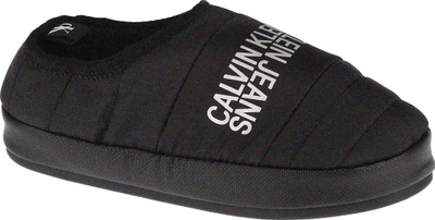 Pantofla shpie Calvin Klein YW0YW00412, me mbushje të ngrohtë, për gra, të zeza