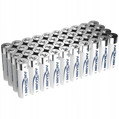 Bateri alkaline Ansmann 1522-0030 AA, 1.5V, set 40 copë