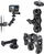 Krah montimi UURIG BH-09 Magic Arm, kapëse furçke, adapter GoPro, i zi