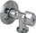 Valvul këndore Argo Angle, L-85 anti-gur 1/2" x3 / 4" (728MN)