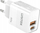 Karikues muri Unitek Y-PW21212, 20W, USB-A USB-C, i bardhë