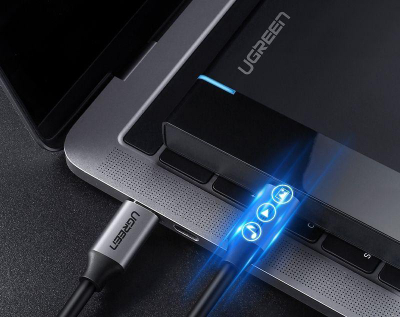 Kabllo Ugreen USB-C 3.1 PD Power Delivery, 60W, 1.5m, e hirtë