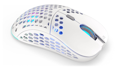 Maus gaming Endorfy LIX OWH Wireless EY6A010, ambidextrous, me RF, i bardhë
