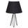 Llambë tavoline Livo Φ22x36Hcm (HM4708.01), zezë
