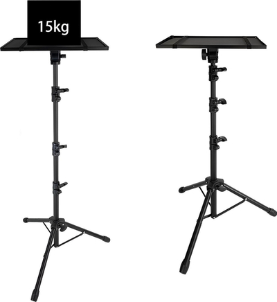 Tripod Mozos PL1, lartësi 1.6 m, çelik edhe plastikë, ngjyrë e zezë