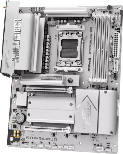 Pllaka amë ASRock X870 Challenger WiFi White, AM5, DDR5, ATX, e bardhë