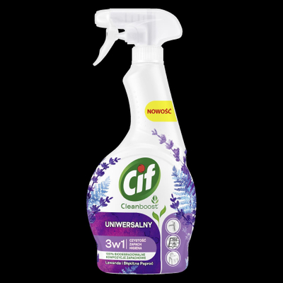 Spray pastrimi CIF Cleanboost Universal 3n1, livando