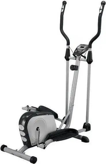 Eliptik për palestër n'shpi Basic Elliptical Home Trainer, me kompjuter trajnimi, për përdorim n'shpi, gri
