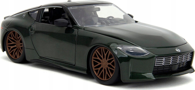 Maketi diecast Jada Toys Fast and Furious 2023 Nissan, shkalla 1/24, model për koleksion, ngjyrë argjend