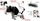 Puzzle 3D Eugy Holstein Cow, lodër kartoni, bardh e zi