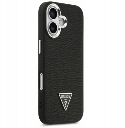 Mbrojtëse telefoni Guess GUHMP17SPGTSPSK, MagSafe, për iPhone 17, e zezë