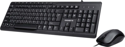 Tastierë dhe maus Gigabyte KM6300, klasike, e zezë