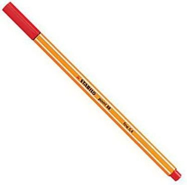 Stilolaps fineliner Stabilo, majë e hollë, i kuq
