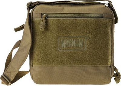 Çantë organizuese Magnum Pocket Organiser, 23x24x7 cm, me rrip shpatulle, jeshile ulliri
