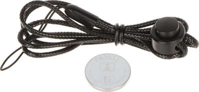 Buton paniku wireless Dahua ARD822 W2, 868MHz, me rrip dore, i bardhë