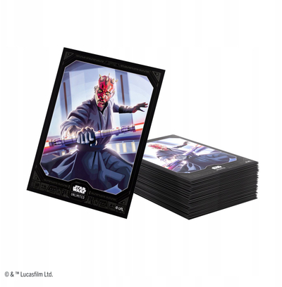 Mbështjellëse karta Gamegenic Star Wars Unlimited Premium Art Sleeves Set 5 Darth Maul, aksesor letra, transparente me dizajn