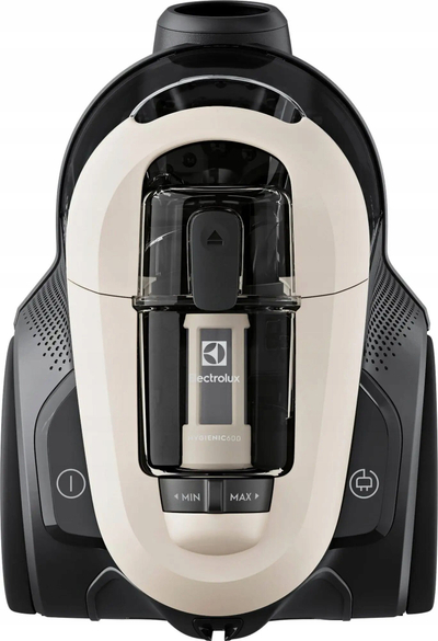 Fshesë me korrent Electrolux Clean 600 EL61H4SW, pa qese, me filtër HEPA, gri e bardhë
