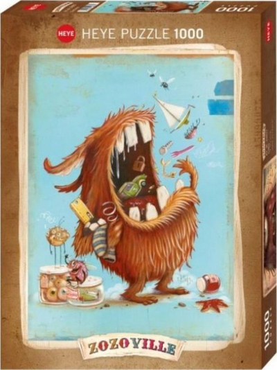 Puzzle Heye Zozoville Omnivore, 1000 copa, karton i mirë, shumëngjyrësh
