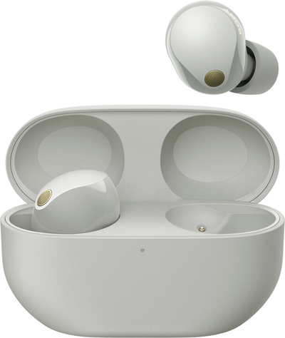 Dëgjuese Sony Noise Canceling WF-1000XM5, të argjendta