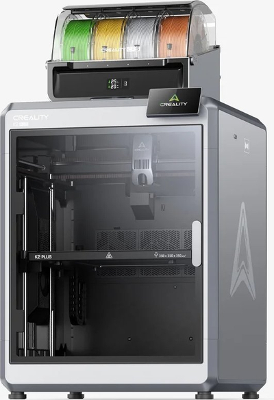 3D печатач Creality K2 Plus Combo, повеќебоен, голем волумен на печатење, црн