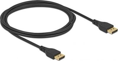 Kabllo DeLOCK 85910 DisplayPort, 2 m, 8K, e zezë
